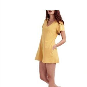 Smash & Tess Sunday Shorty Romper Yellow